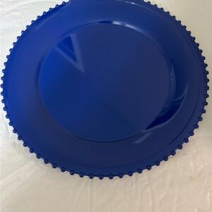 Elegant Blue Charger Plate